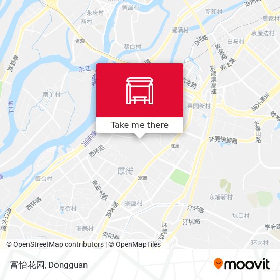 富怡花园 map