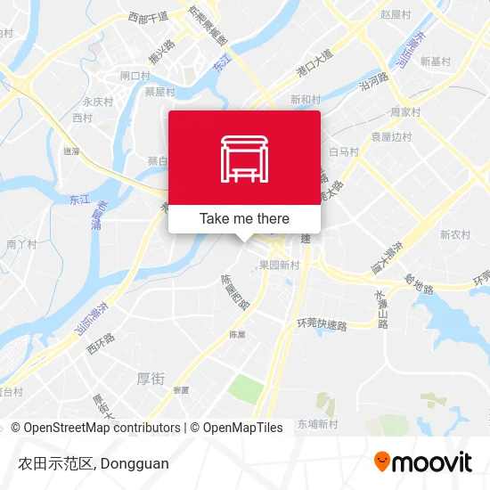 农田示范区 map