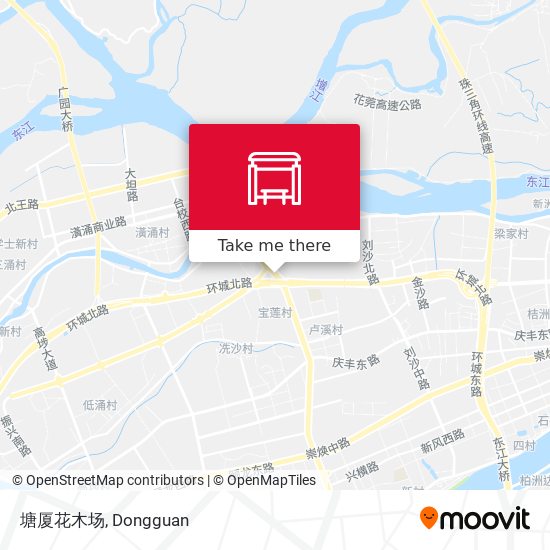 塘厦花木场 map
