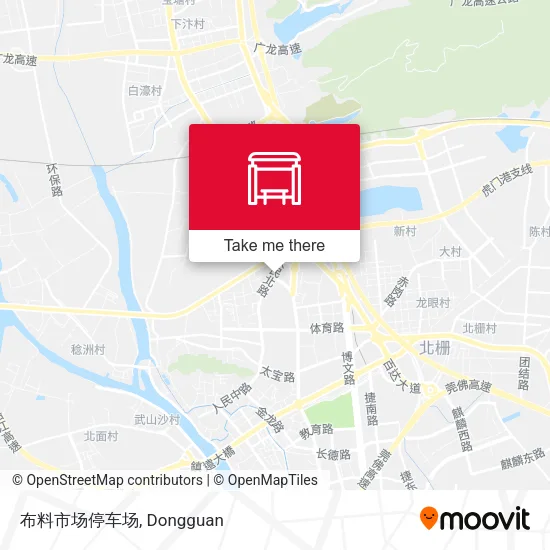 布料市场停车场 map