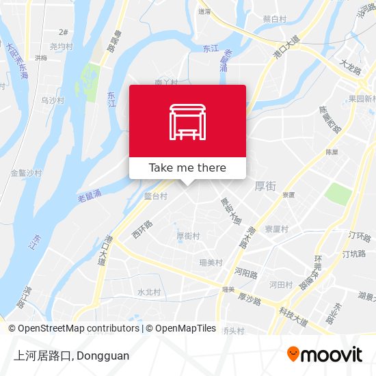 上河居路口 map