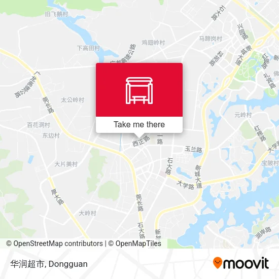 华润超市 map