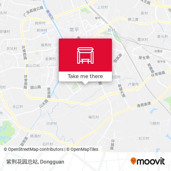 紫荆花园总站 map