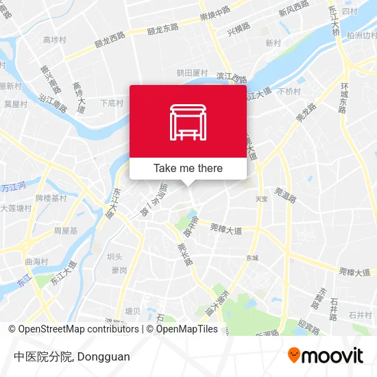 中医院分院 map