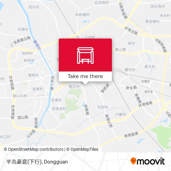 半岛豪庭(下行) map