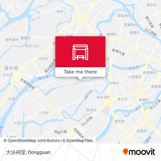 大汾祠堂 map