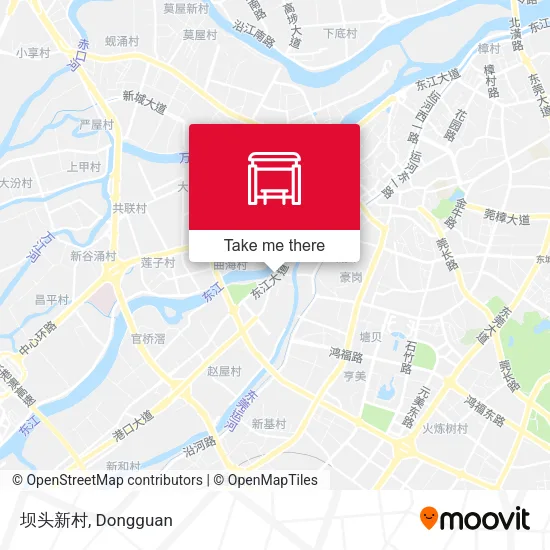 坝头新村 map