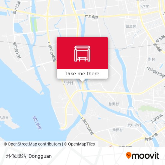环保城站 map