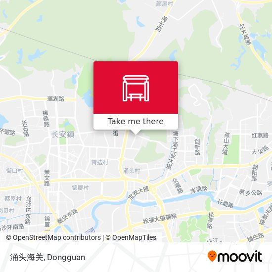 涌头海关 map
