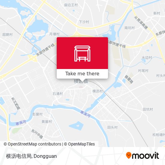 横沥电信局 map