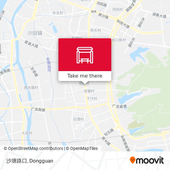 沙塘路口 map