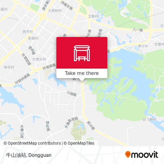 牛山油站 map