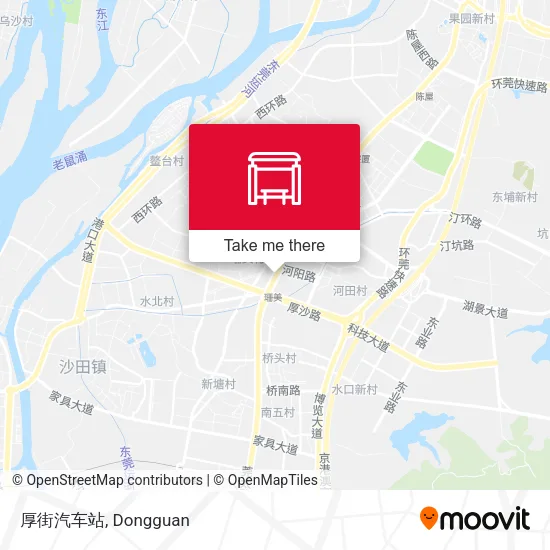 厚街汽车站 map