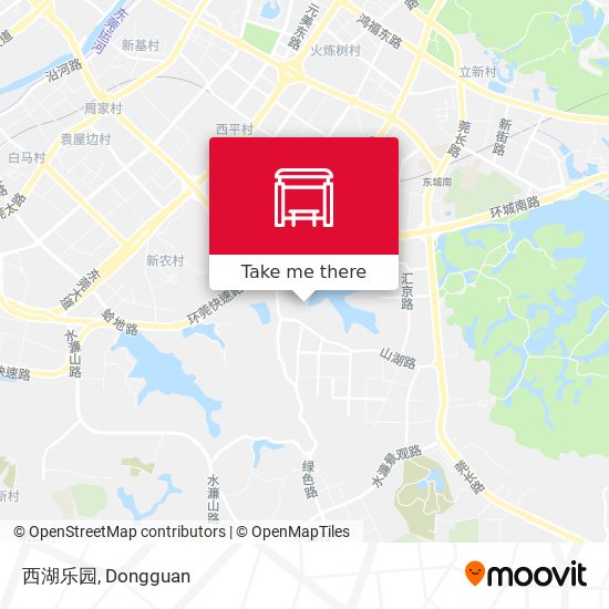 西湖乐园 map