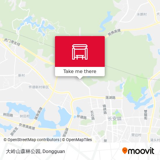 大岭山森林公园 map