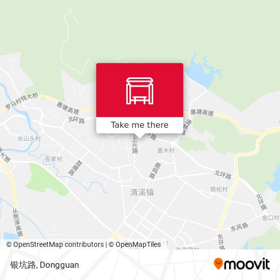 银坑路 map