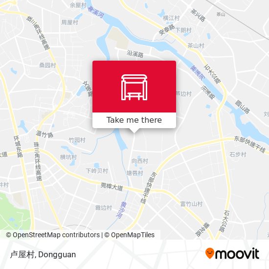 卢屋村 map