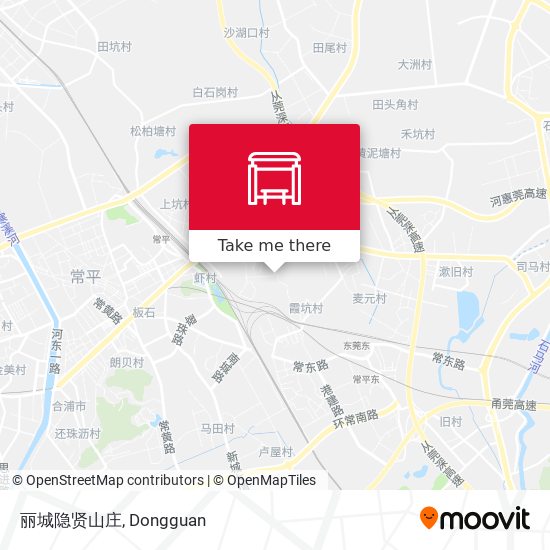 丽城隐贤山庄 map