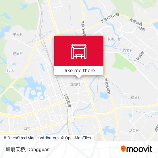 塘厦天桥 map