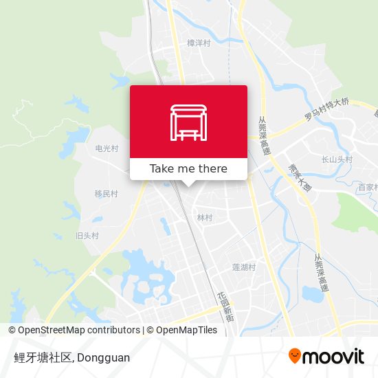 鲤牙塘社区 map