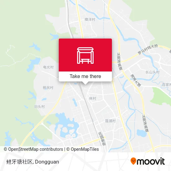 鲤牙塘社区 map