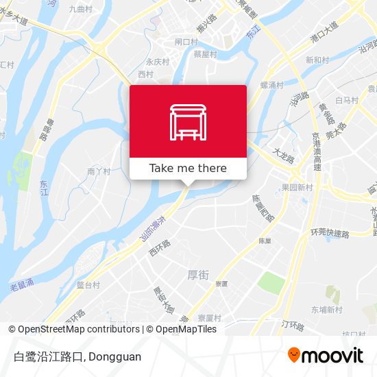 白鹭沿江路口 map