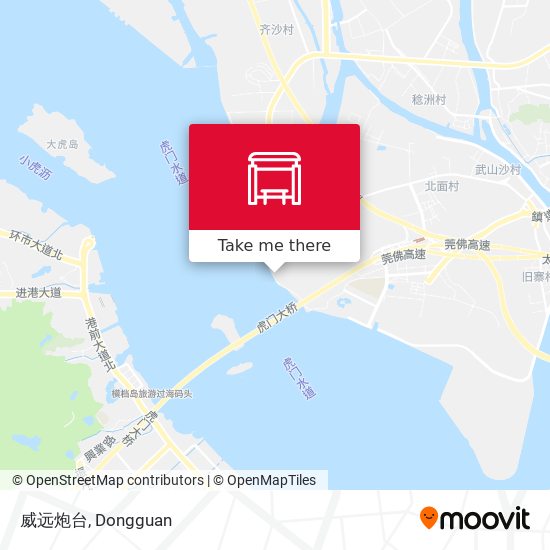 威远炮台 map