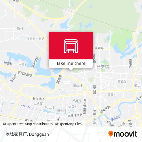 奥城家具厂 map