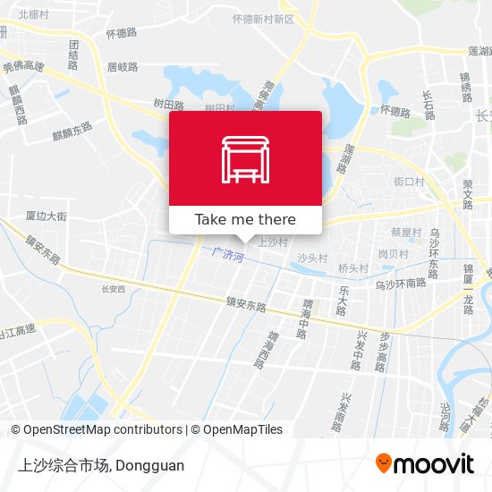 上沙综合市场 map