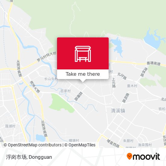 浮岗市场 map