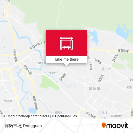浮岗市场 map