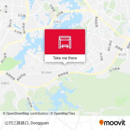 公凹三路路口 map