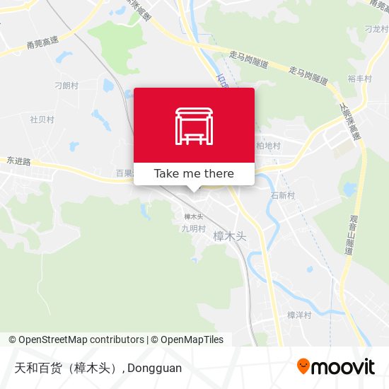 天和百货（樟木头） map