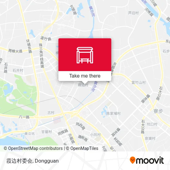 霞边村委会 map