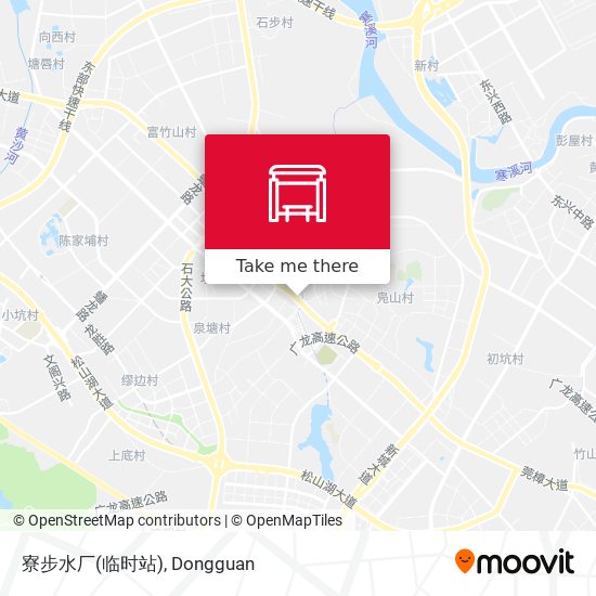 寮步水厂(临时站) map