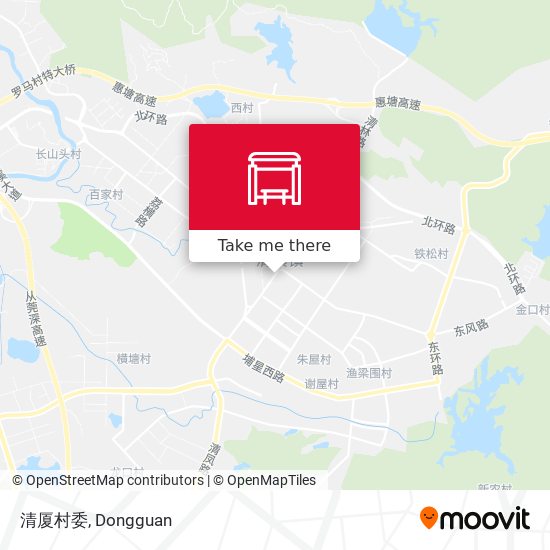 清厦村委 map