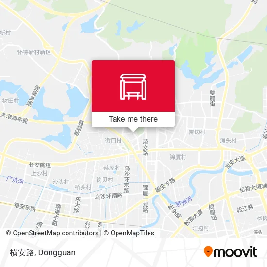 横安路 map