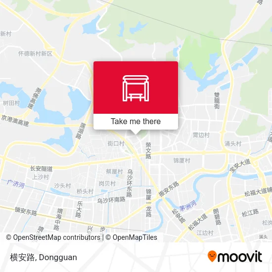 横安路 map