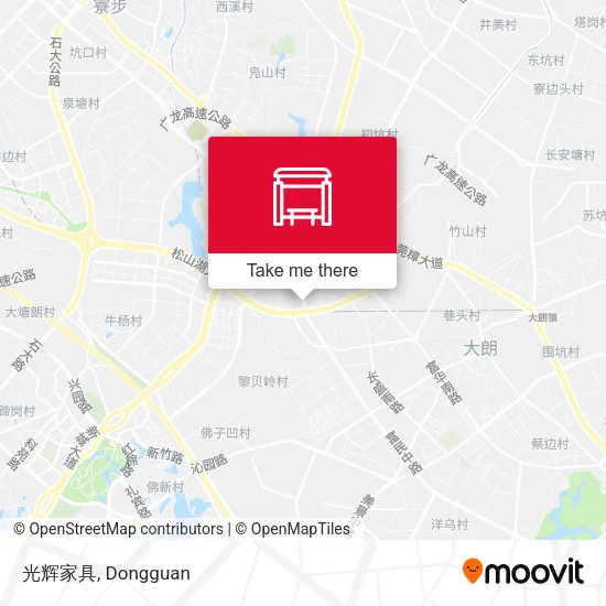 光辉家具 map