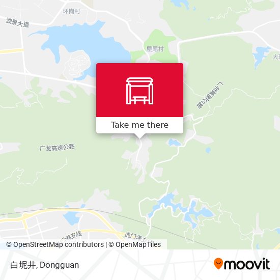 白坭井 map