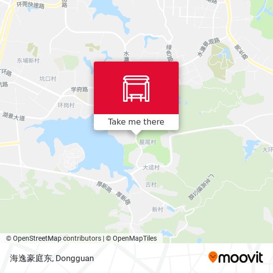 海逸豪庭东 map