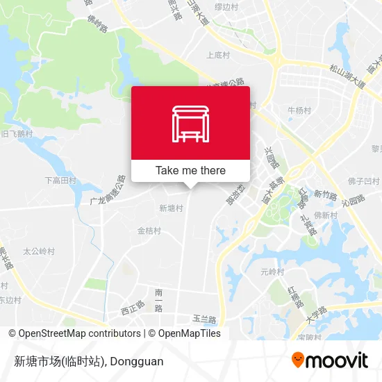新塘市场(临时站) map