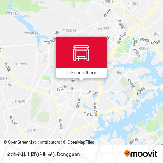 金地格林上院(临时站) map
