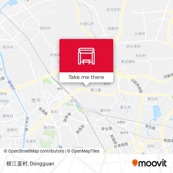 横江厦村 map