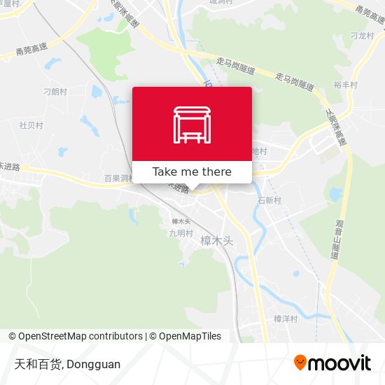 天和百货 map