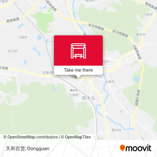 天和百货 map