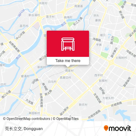 莞长立交 map