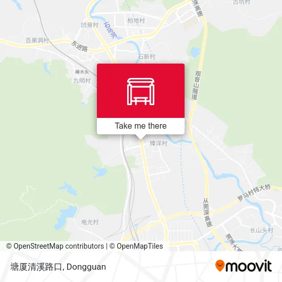 塘厦清溪路口 map