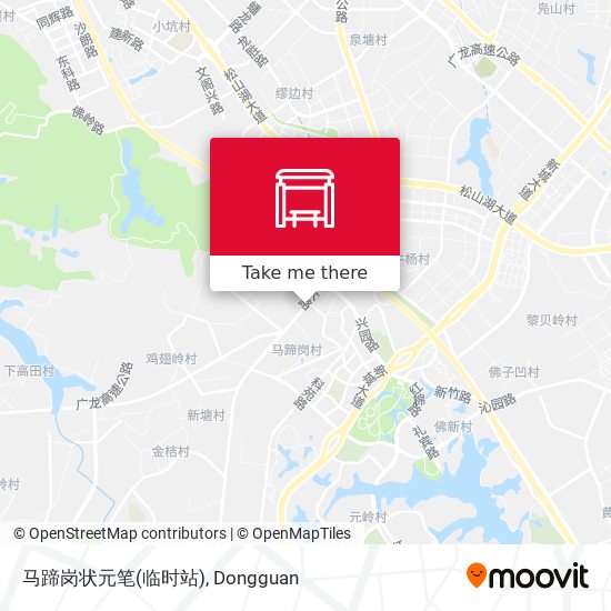 马蹄岗状元笔(临时站) map