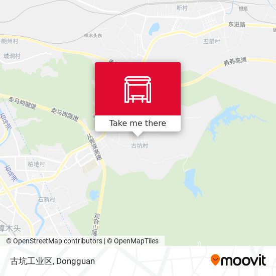 古坑工业区 map